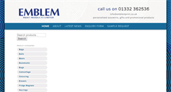Desktop Screenshot of emblemprint.co.uk