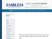 Tablet Screenshot of emblemprint.co.uk